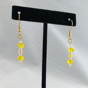 Handmade glass bead earrings